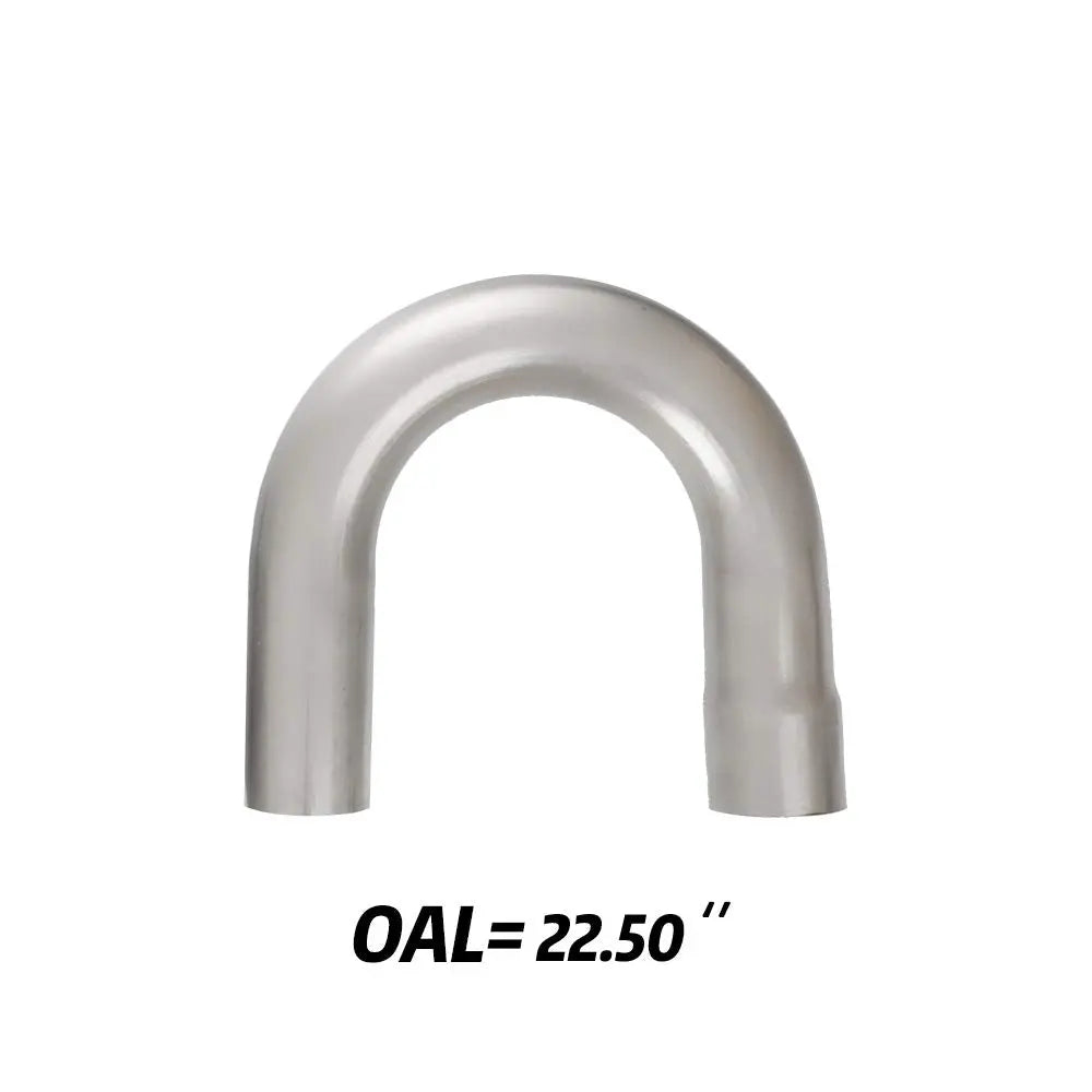 2.5/3.0 Inch Custom Exhaust Kit Tubing Mandrel Bend Pipe Straight & U-Bend Universal 8PCS | SPELAB SPELAB