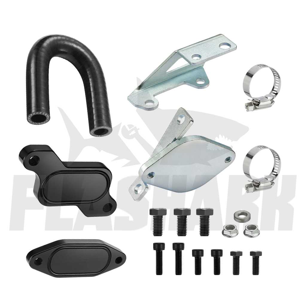 2007.5-2010 6.6L Chevy GMC LMM Duramax Diesel EGR Valve Cooler Delete Kit (Ordinary) Flashark