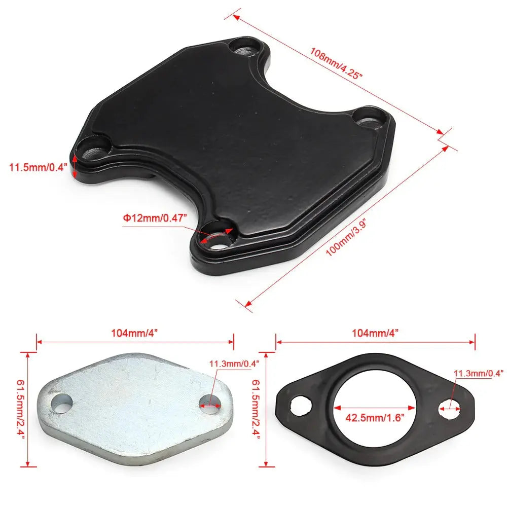 2013-2018 6.7L Cummins Diesel EGR Delete Kit for Cab & Chassis Dodge Ram Flashark