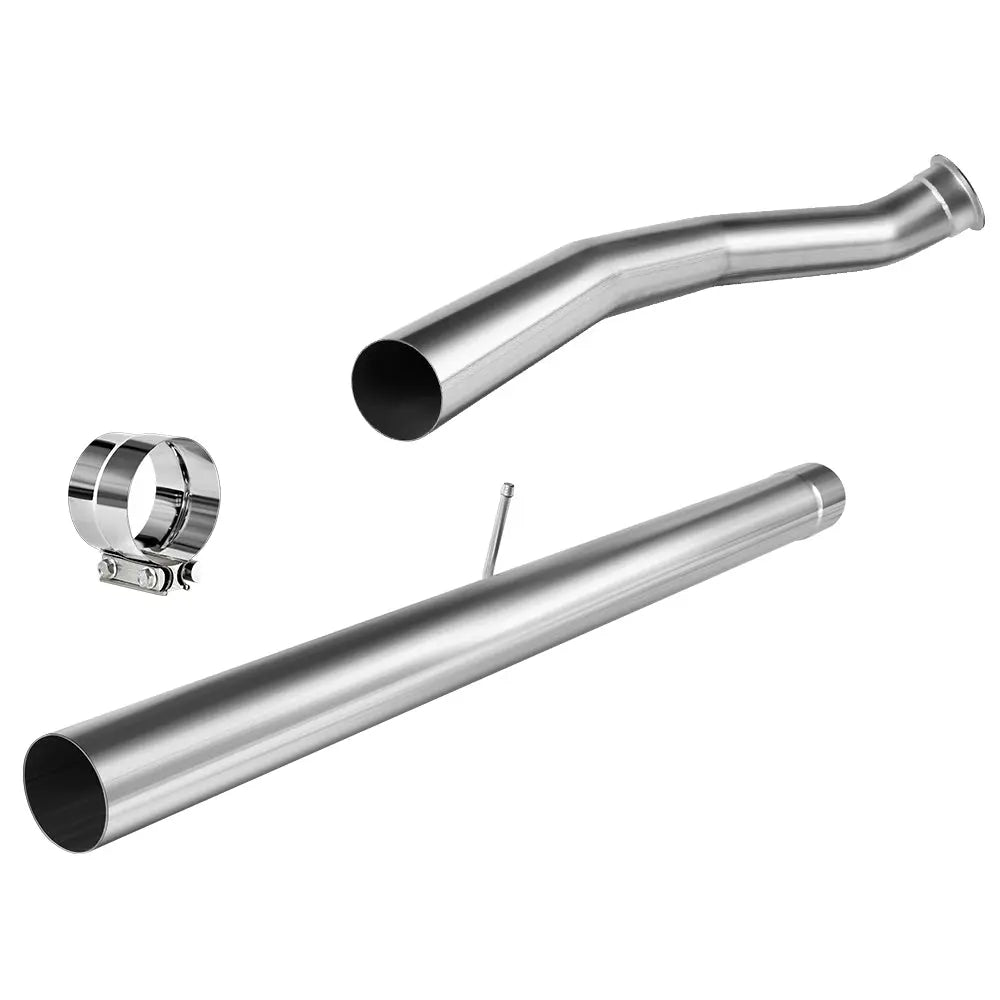 4.0 Inch DPF & Cat Delete Pipe For 2007.5-2012 Dodge Ram 6.7 Cummins Diesel Flashark