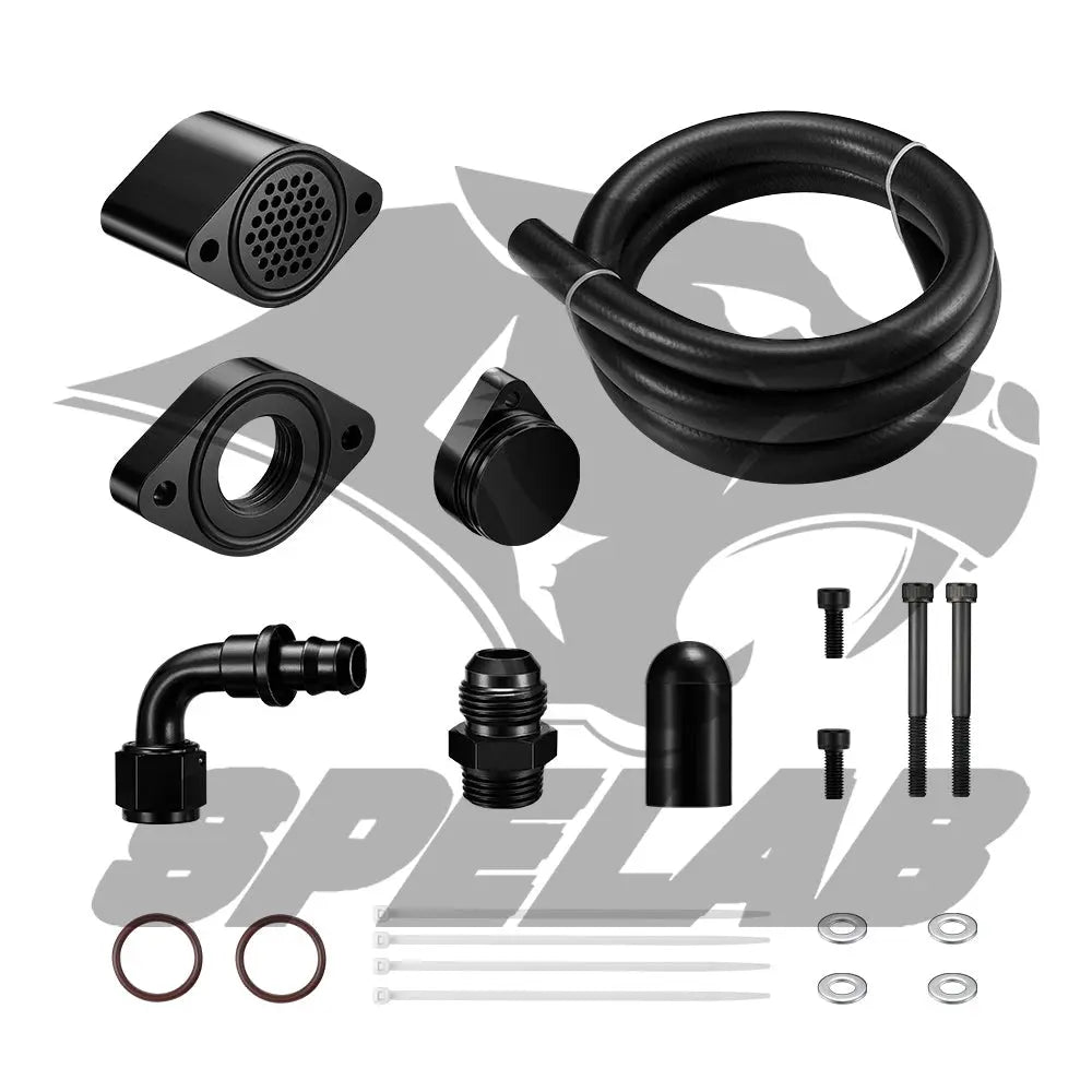 CCV PCV Reroute Engine Ventilation Kit for 2011-2020 Ford 6.7L Powerstroke | SPELAB SPELAB