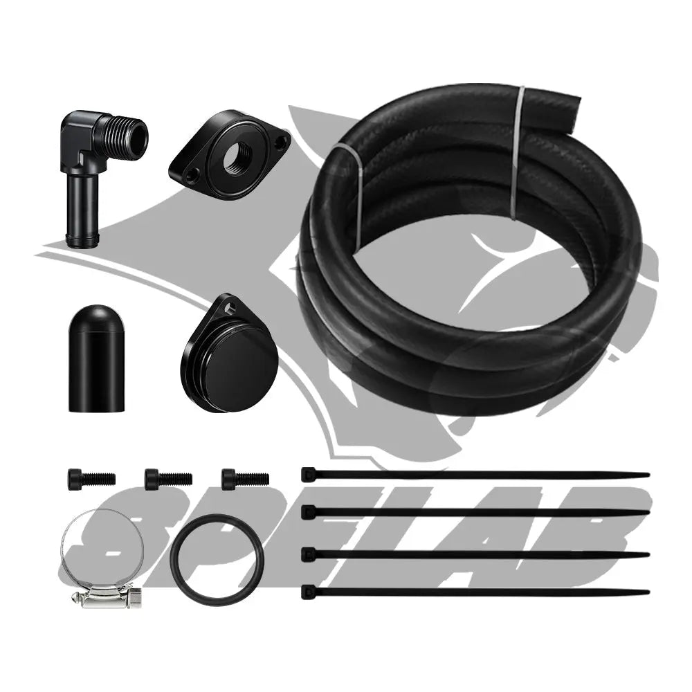 CCV PCV Reroute Engine Ventilation Kit for 2011-2020 Ford 6.7L Powerstroke | SPELAB SPELAB