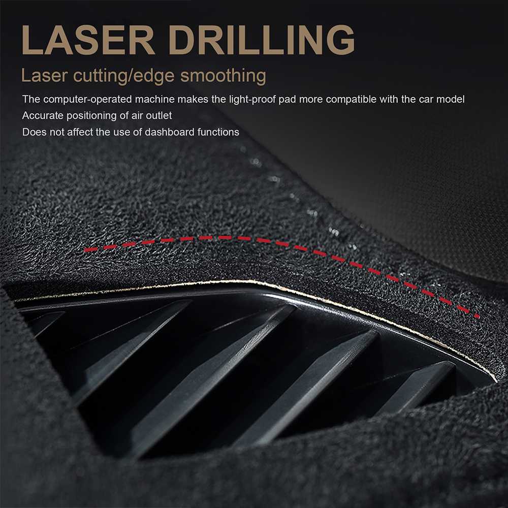 Dash Cover Mat for 2004-2010 Toyota Sienna Flashark