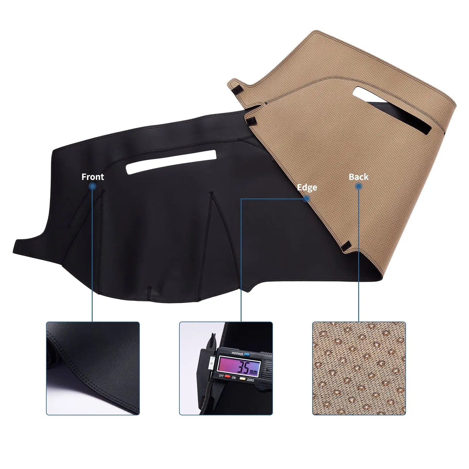 Dash Cover Mat for 2010-2014 Dodge Ram 1500 2500 3500 Flashark