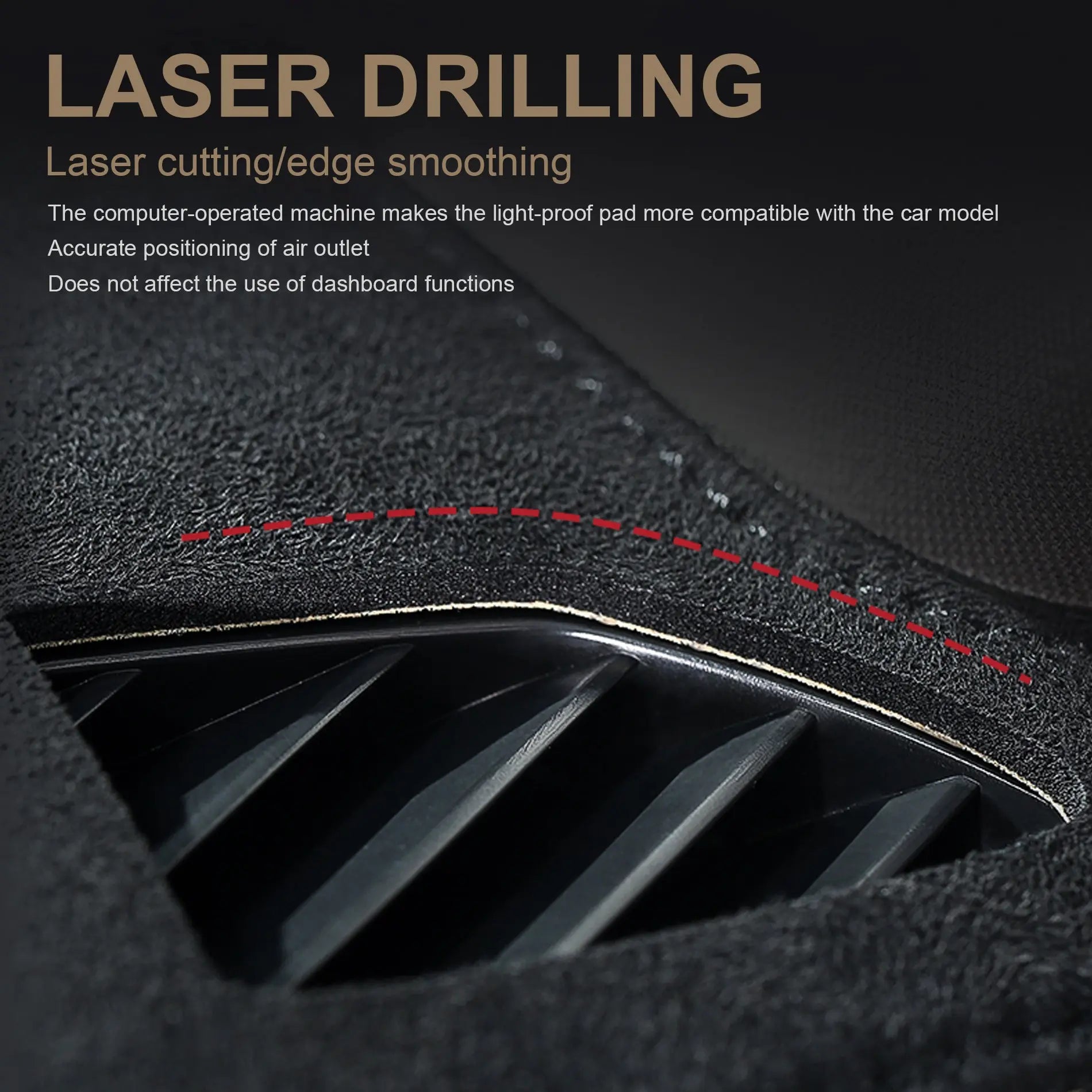 Dash Cover Mat for 2013-2018 Toyota RAV4 Flashark