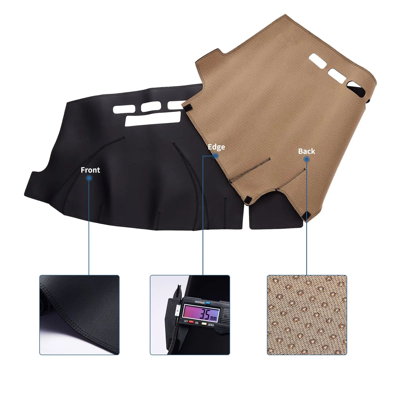 Dash Cover Mat for 2015-2018 FORD F150 Pickup Truck Flashark