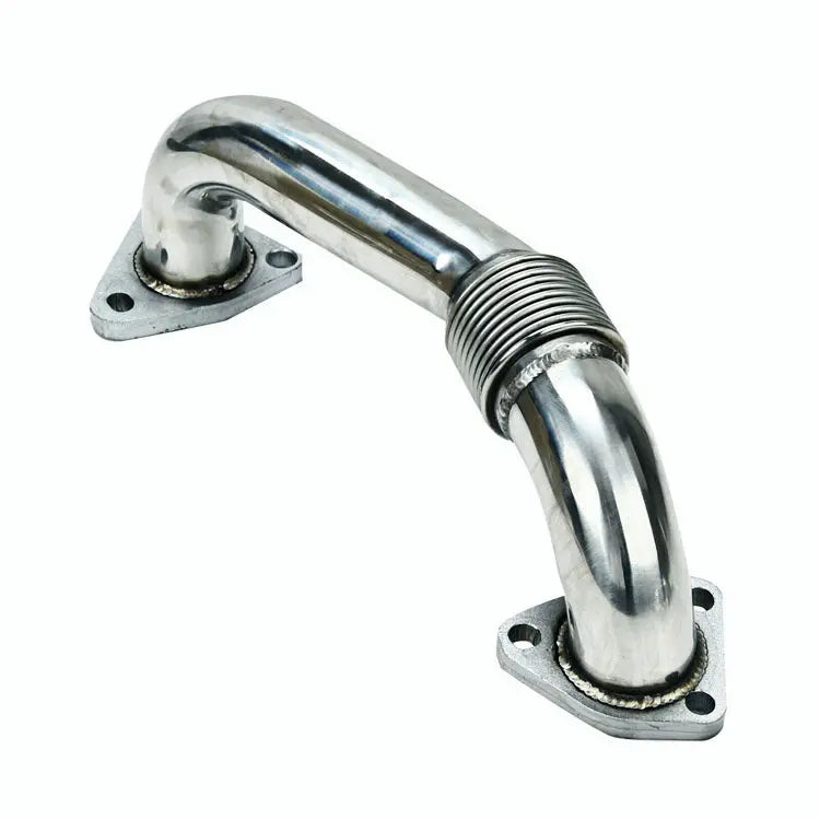 Exhaust Down Pipe for 2001-2016 6.6L Chevy GMC Duramax Heavy Duty Flashark