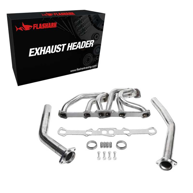 Exhaust Header for 1960-1983 Ford/Mercury L6 144/170/200/250 Cid Flashark