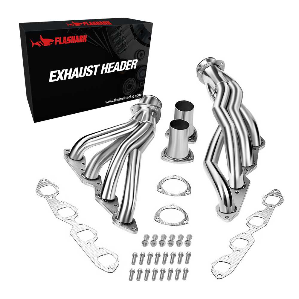 Exhaust Header for 1965-1972 Chevrolet Chevy 396 402 427 454 Short Tube Flashark