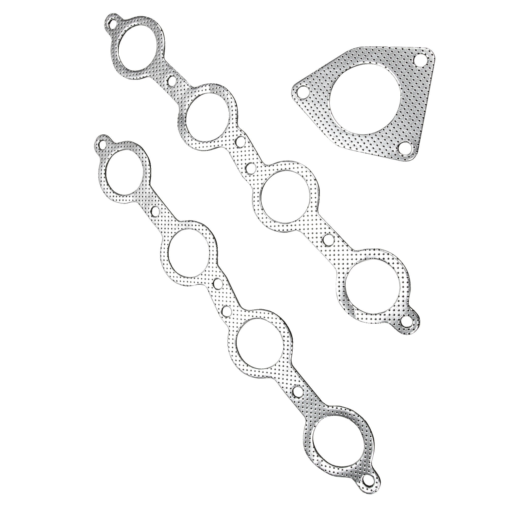 Exhaust Header for 2000-2001 GMC YUKON 4.8L 5.3L and 1999-2001 GMC SIERRA 1500 2500 With EGR Flashark