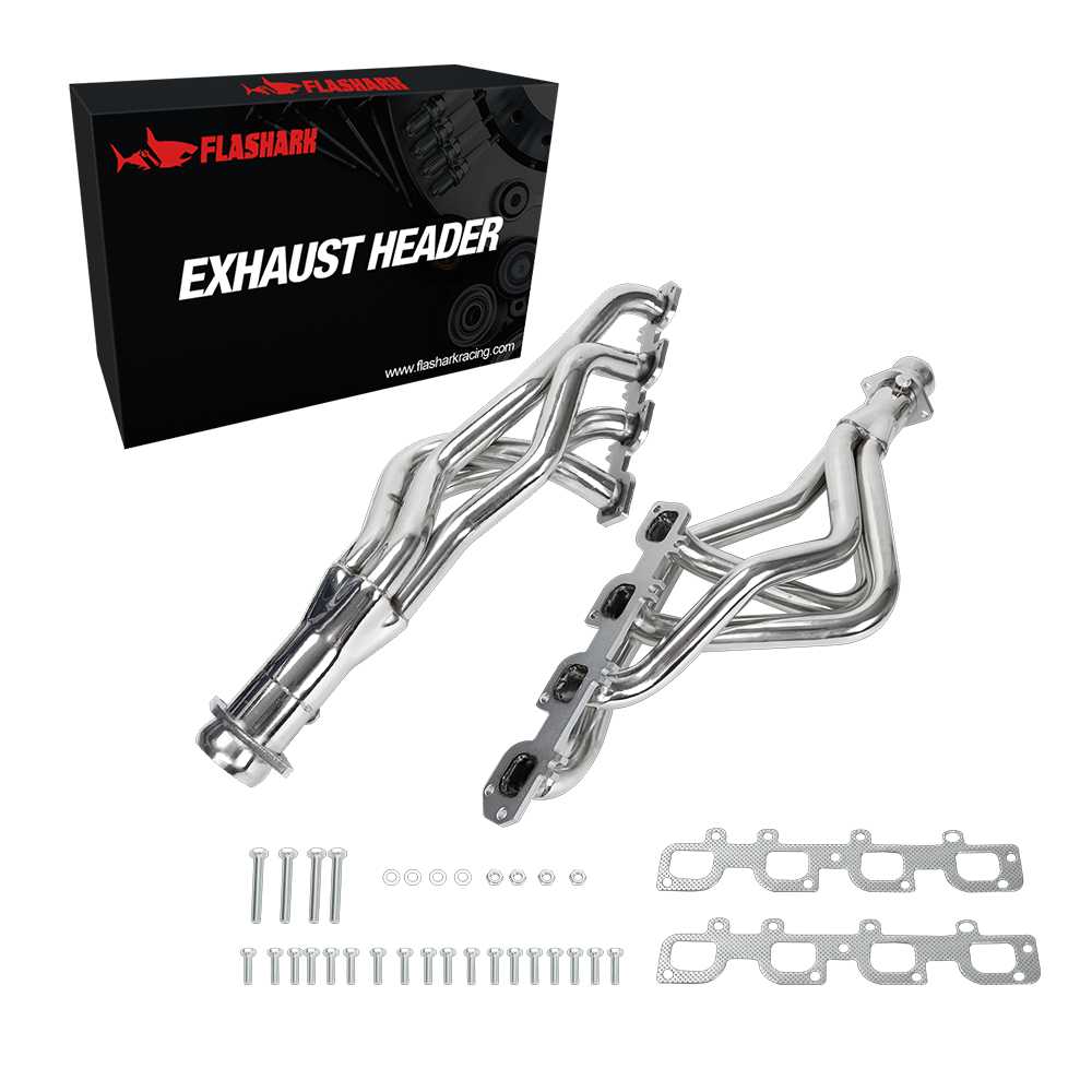 Exhaust Header for 2006-2018 Jeep Dodge RAM Hemi 5.7L V8 Manifold Flashark