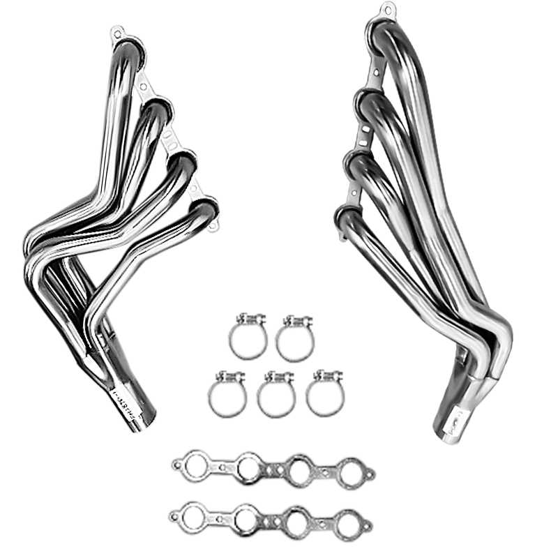 Exhaust Header for LS1 Camaro Firebird Headers & Y-Pipe 1 7/8 Race Version F-Body Flashark