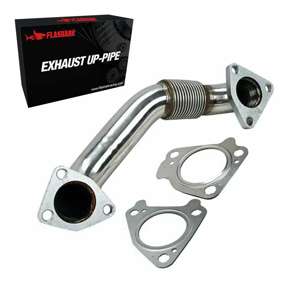 Exhaust Up-Pipe for 2001-2016 6.6L Chevrolet Chevy GMC Duramax LB7 LLY LBZ LMM LML Flashark