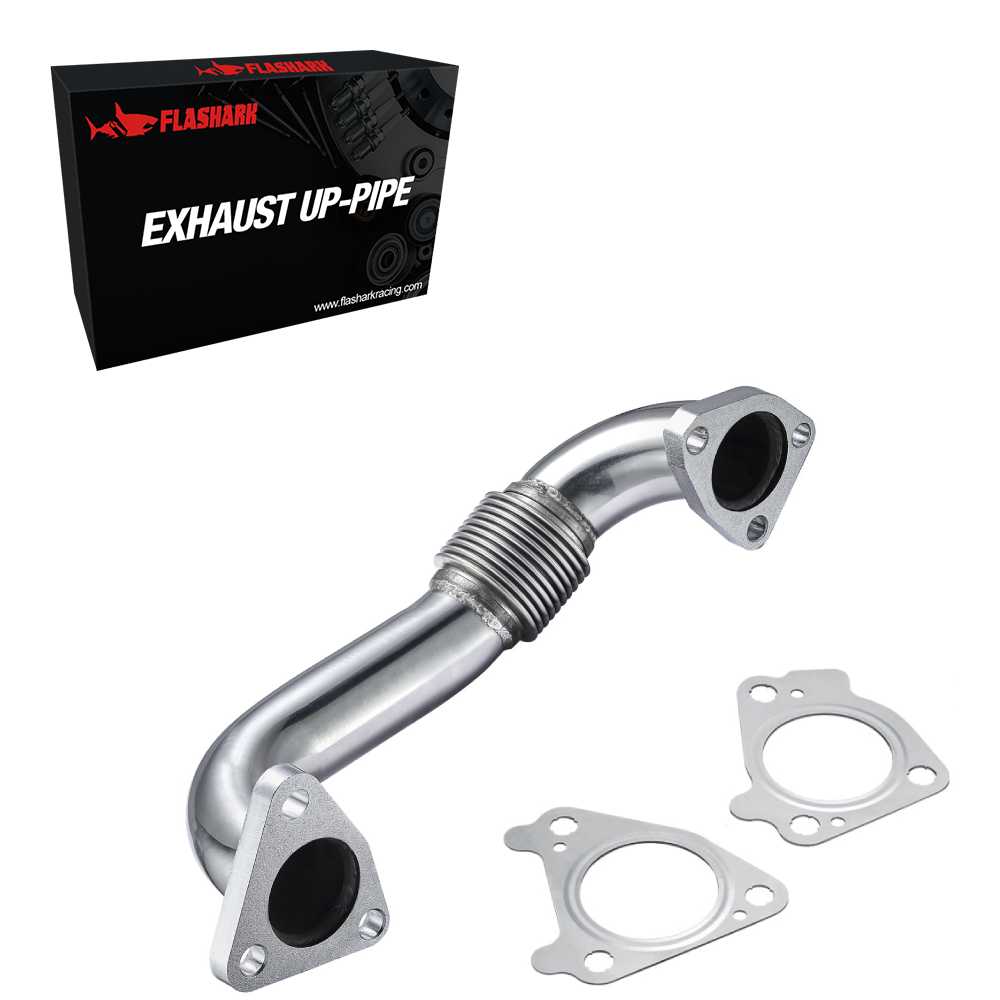 Exhaust Up-Pipe for 2001-2016 6.6L Chevrolet Chevy GMC Duramax LB7 LLY LBZ LMM LML Flashark