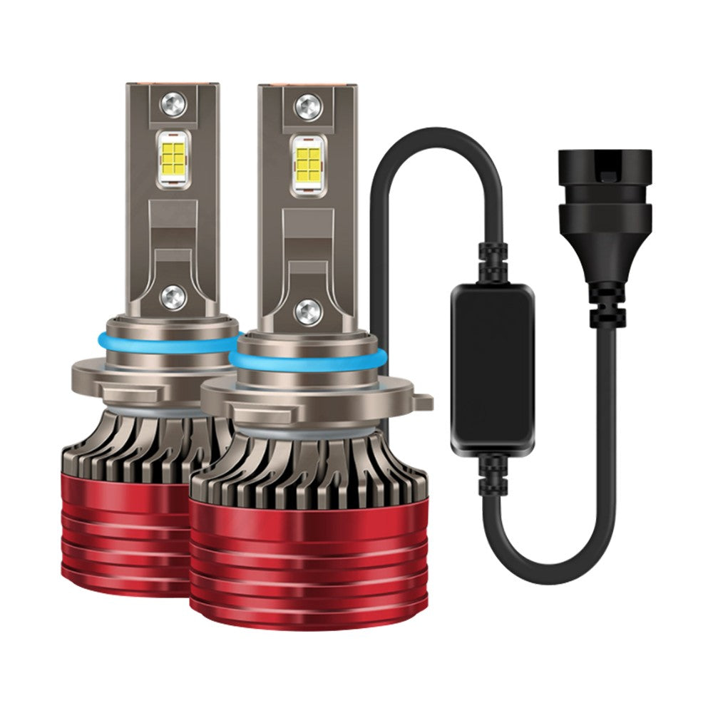 FLASHARK 9005 H4 H7 H11 LED Headlight Bulbs , 110W,6000K White, 6400 LM Per Set, Super Bright and Penetration,Plug and Play, Halogen Replacement DRL Bulbs 2 Pack Flashark