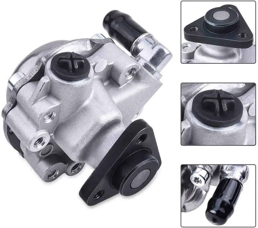 FLASHARK BMW Power Steering Pump with Pulley Compatible for BMW E46 323i 325i 328Ci 330i Replace # 553-58945 Flashark