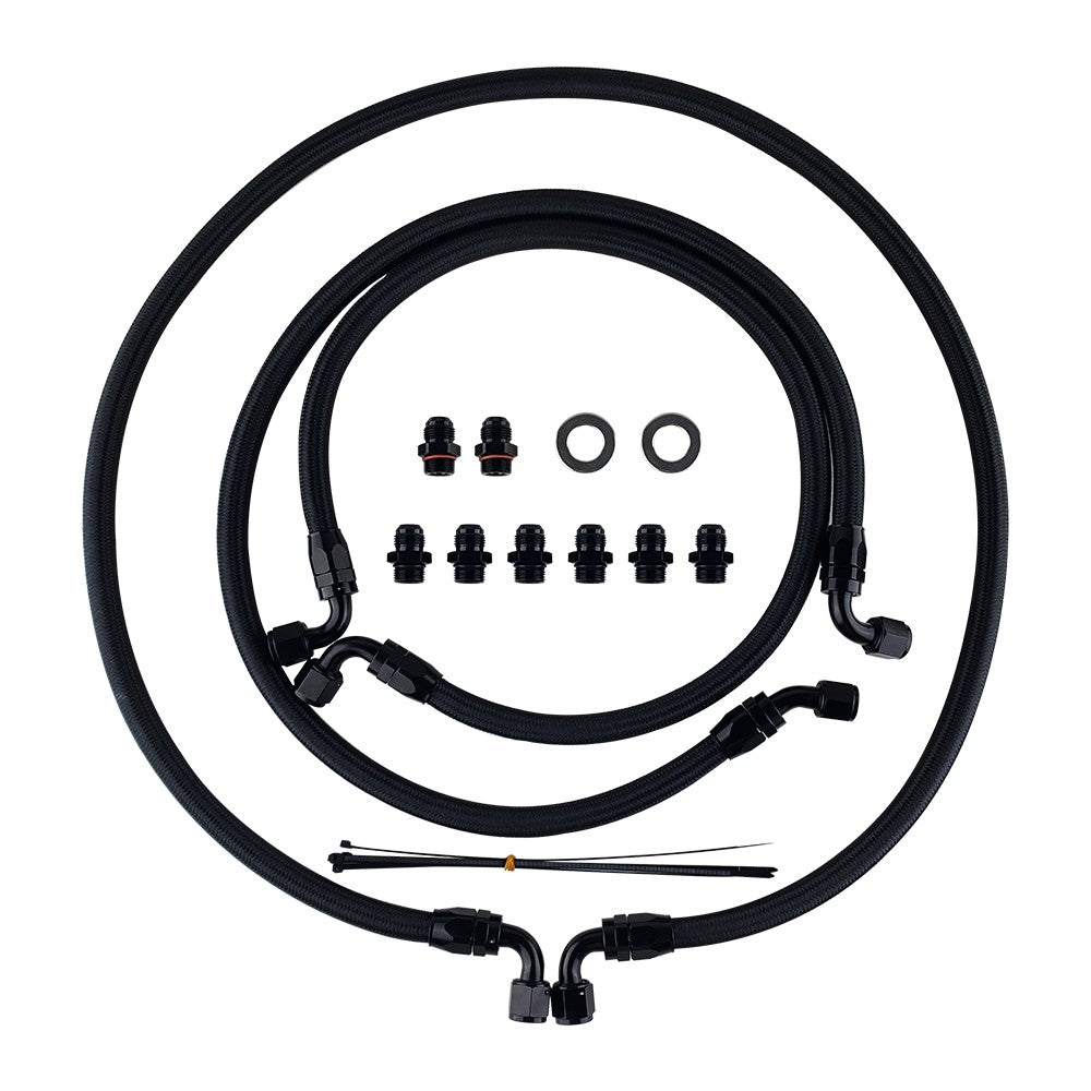 FLASHARK Performance Transmission Cooler Line Upgraded Kit, Compatible With 2006-2010 Chevrolet/GMC 6.6L Duramax LLY/LBZ/LMM Flashark