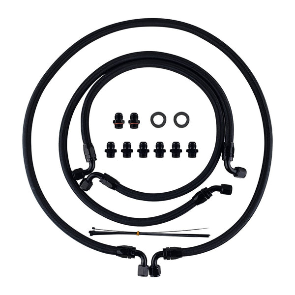 FLASHARK Performance Transmission Cooler Line Upgraded Kit, Compatible With 2006-2010 Chevrolet/GMC 6.6L Duramax LLY/LBZ/LMM Flashark