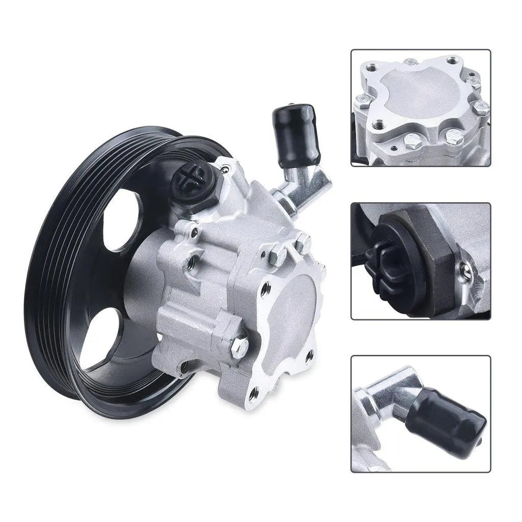 FLASHARK Power Steering Pump with Pulley Fits for Jeep Wrangler (JK) (2007-2011) w/ 3.8L Engine Replace # 52059899AE/ RJ51040002 Flashark
