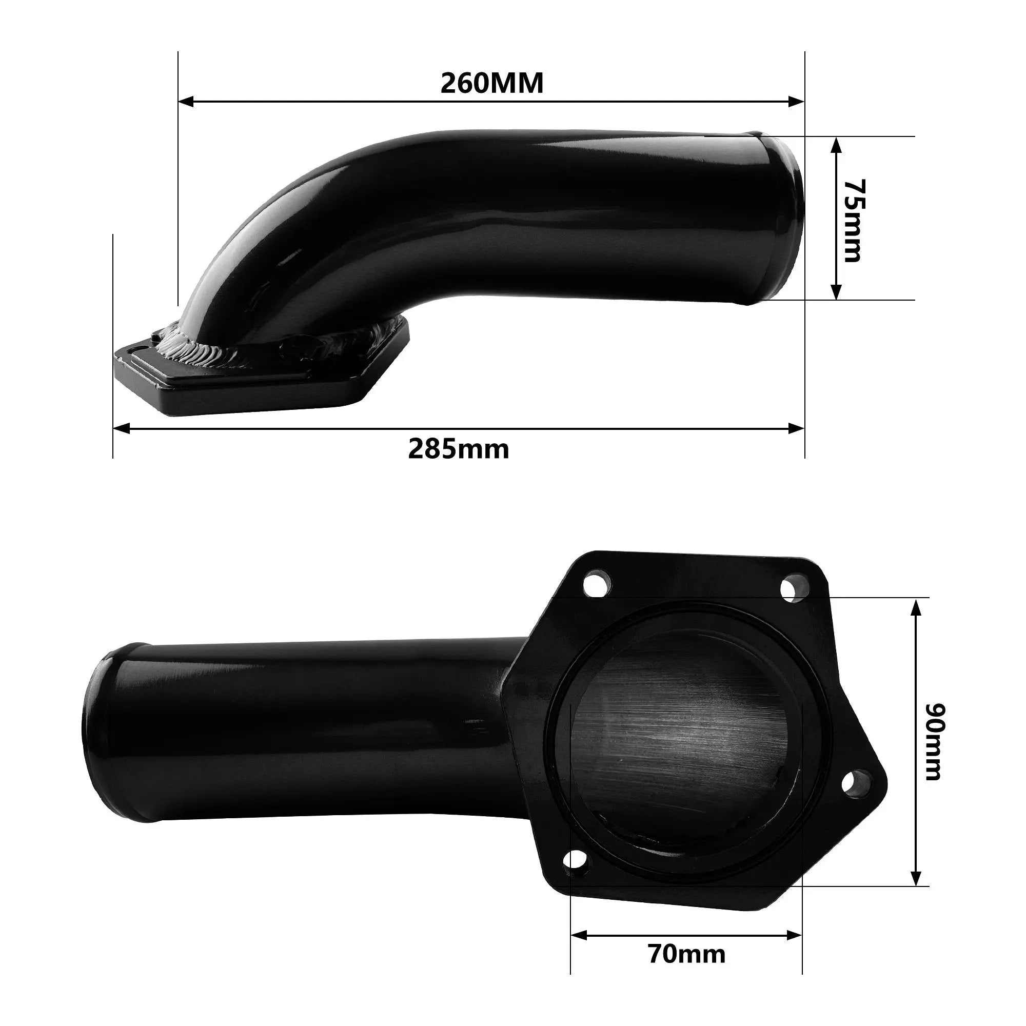 Flashark 2008-2010 6.4L Ford Powerstroke EGR Delete Kits with Intake Elbow Flashark