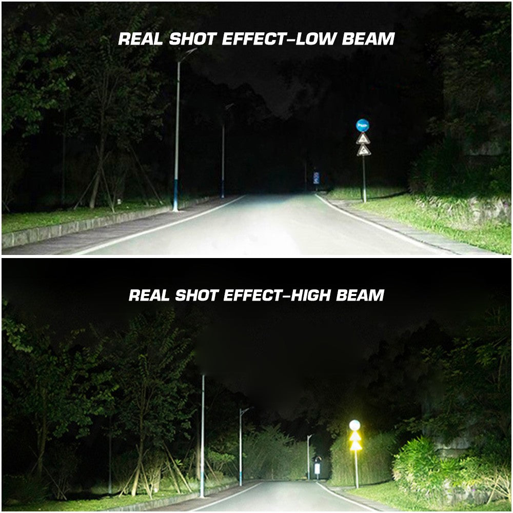 Flashark Car LED Headlight Bulbs D1S D3S D8S Series Laser Headlights,70W,6000K White, 8600LM Per Set, Super Bright and Penetration,Plug and Play, Halogen Replacement DRL Bulbs, 2 packs Flashark