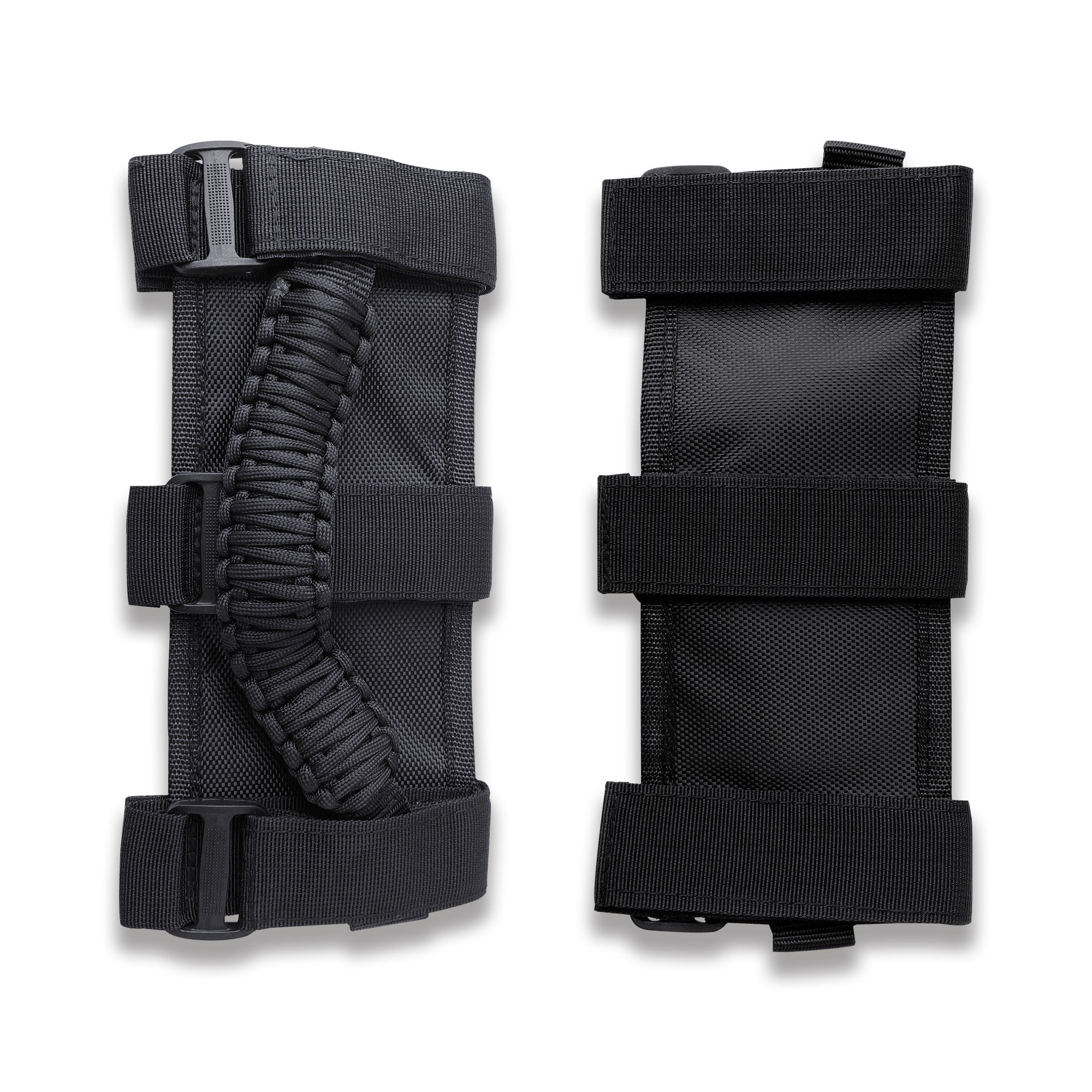 Flashark Grab Handle Kit For Jeep CJ/Wrangler/Gladiator, Grip Handle 2 Door 4 Door For Jeep Wrangler Accessories Black Woven Handle Flashark