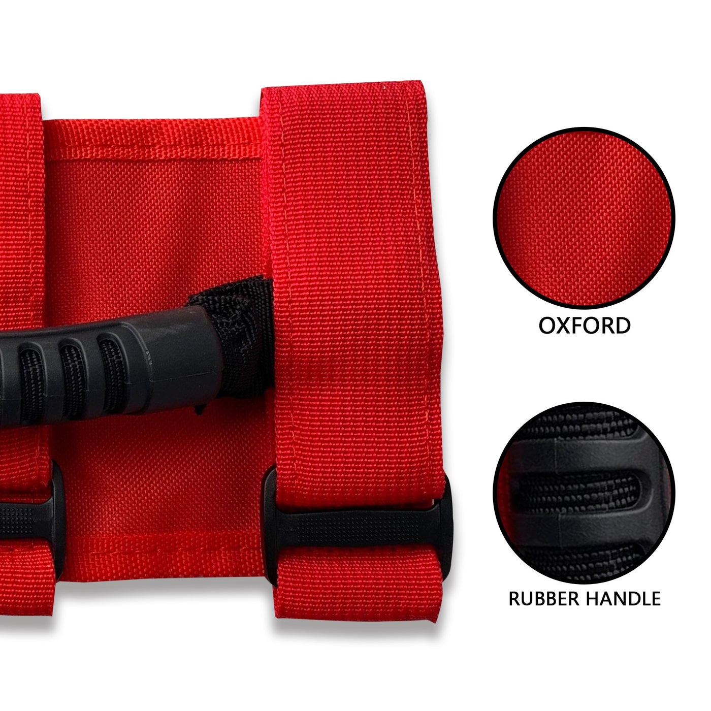 Flashark Jeep Wrangler Blue/Red/Pink/Yellow/Camouflage Grab Hand Interior For Car Truck 1987-2020 Handle Roll Bar Grip Handle Door Roof Black Wide Handle Flashark