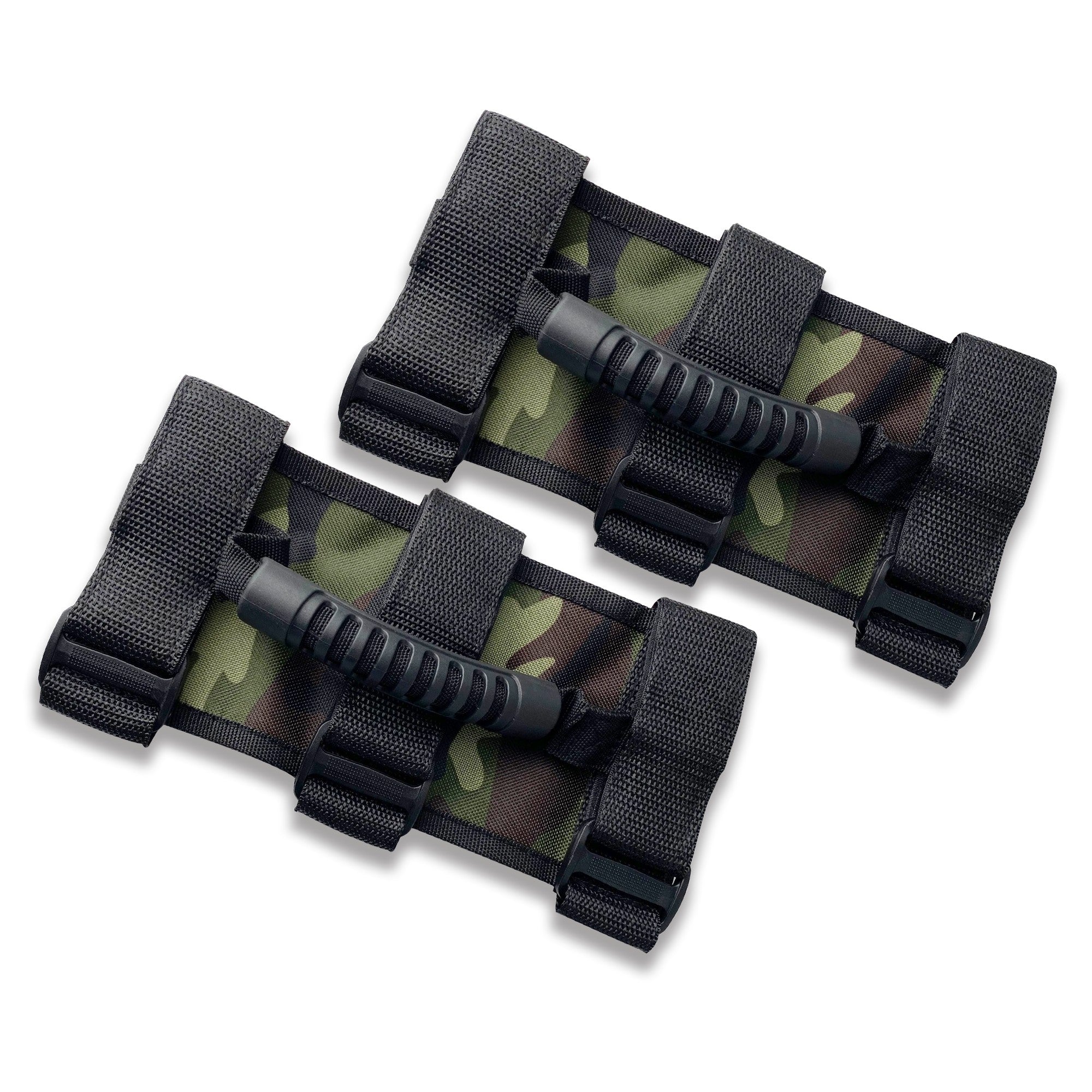 Flashark Jeep Wrangler Blue/Red/Pink/Yellow/Camouflage Grab Hand Interior For Car Truck 1987-2020 Handle Roll Bar Grip Handle Door Roof Black Wide Handle Flashark