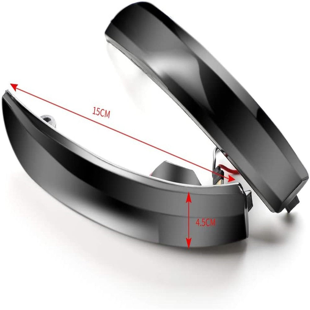 Flashark Sequential Dynamic LED Turn Signal Light Side Mirror Marker Lamp Blinker Indicator Compatible with Ford Escape Ecosport 2013-2018, Focus SE ST RS 2012-2018, C-Max 2013-2017 Flashark