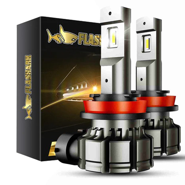 H11 H8 H9 LED Fog Light Bulbs 13W 6000LM 6000K | 2 Bulbs Flashark