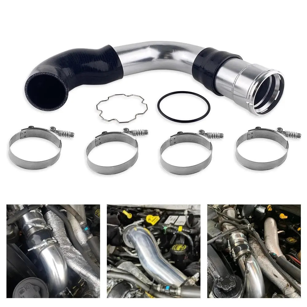 SPELAB 3.5" Cold Side Intercooler Pipe Kit For 2011-2016 6.7 Powerstroke Diesel Ford F250 F350 F450 SPELAB