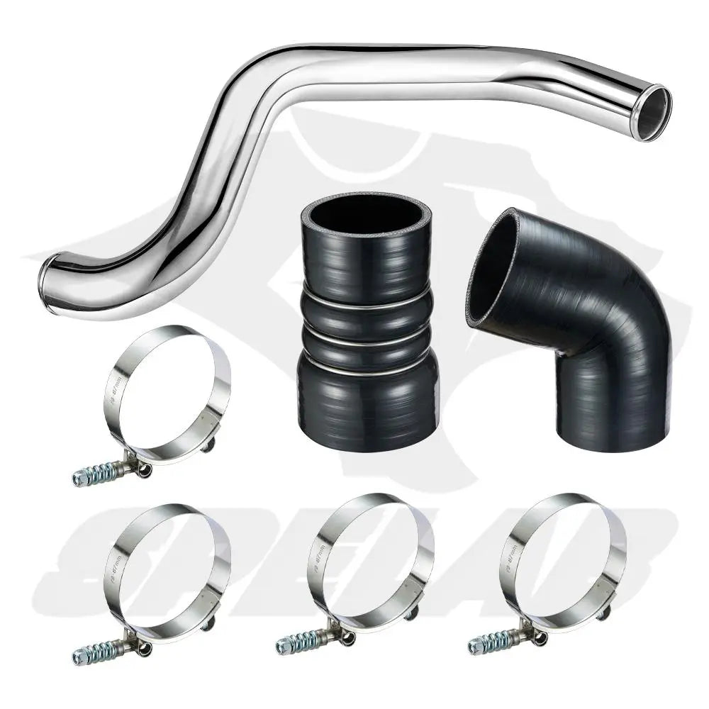 SPELAB Hot Side Intercooler Pipe Kit For 2004.5-2010 6.6 LLY LBZ LMM Duramax Diesel SPELAB