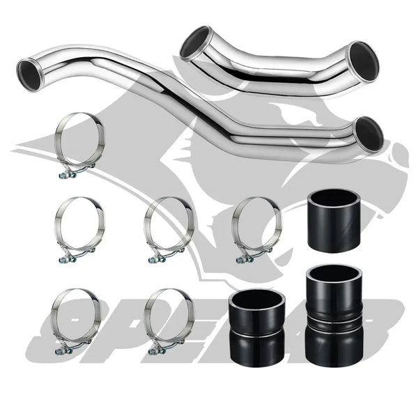 SPELAB Hot Side Intercooler Pipe Kit For 2008-2010 6.4 Powerstroke Diesel Ford F250 F350 F450 F550 SPELAB