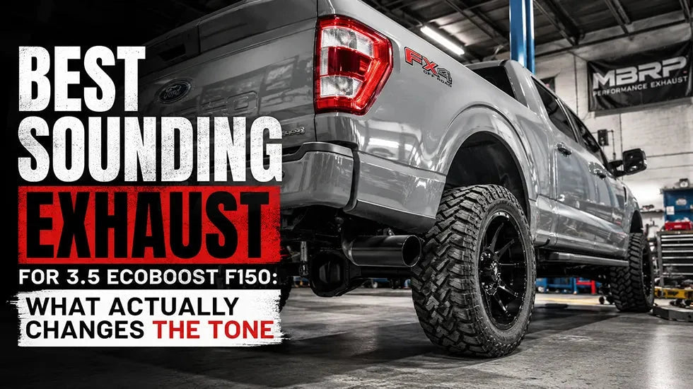 Ford F150 3.5 EcoBoost aftermarket exhaust system