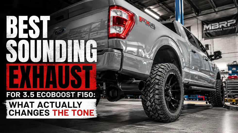 Ford F150 3.5 EcoBoost aftermarket exhaust system