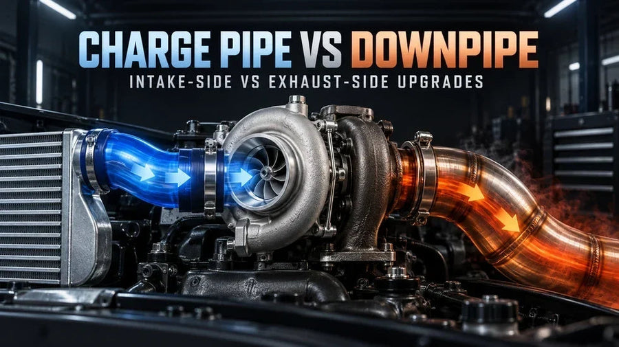 Charge pipe vs downpipe turbo upgrade comparison