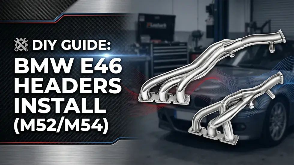 BMW E46 Headers Install (M52/M54)