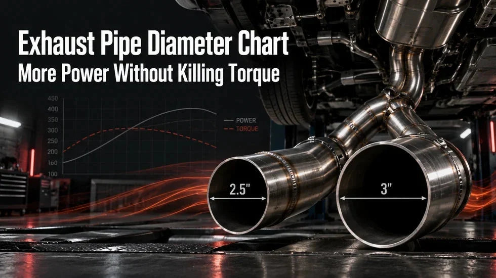 Exhaust Pipe Diameter Chart: More Power Without Killing Torque