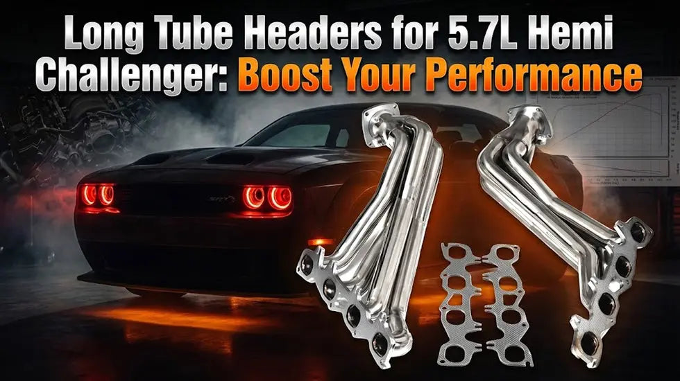Long Tube Headers for 5.7L Hemi Challenger