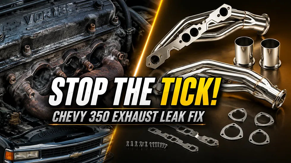 Chevy 350 Vortec exhaust leak fix