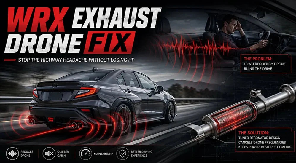 Subaru WRX aftermarket exhaust system
