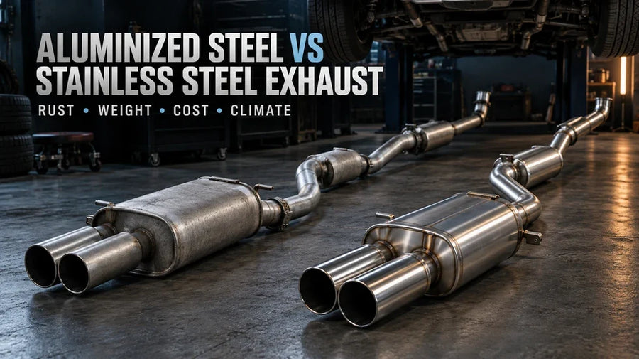 Aluminized vs stainless steel cat-back exhaust comparison