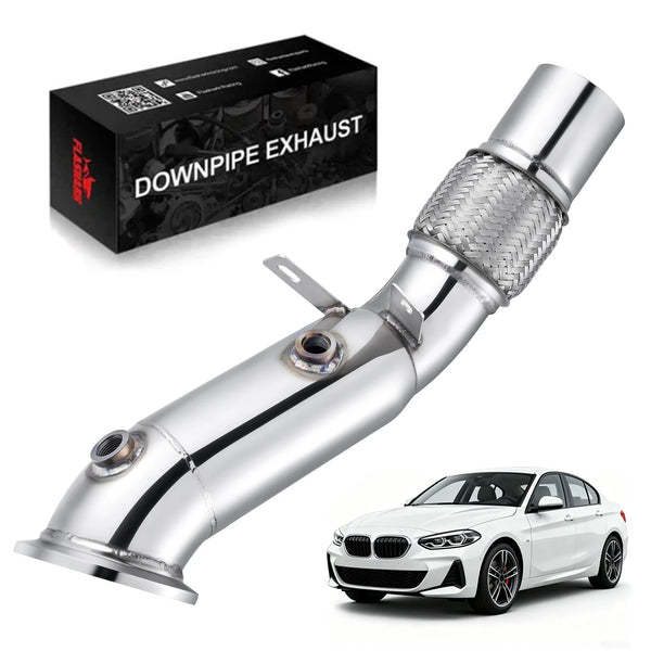 Downpipes sin catalizador Flashark para BMW B48 (chasis G/F) 120i/220i/230i/320i/330e/330i/420i/430i/630i/730i y xDrive 2016-2021