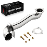 Tubo de escape tipo downpipe para Mini Cooper R55-R61 1.6L Turbo (2007-2016) de 2.5 pulgadas con 2 tomas para sensores de oxígeno.
