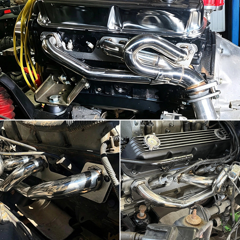 Exhaust Header for 1994-2004 Dodge Ram 1500 / 2500 / 3500 / Dakota / Durango丨5.2L / 5.9L Magnum V8丨2WD ONLY