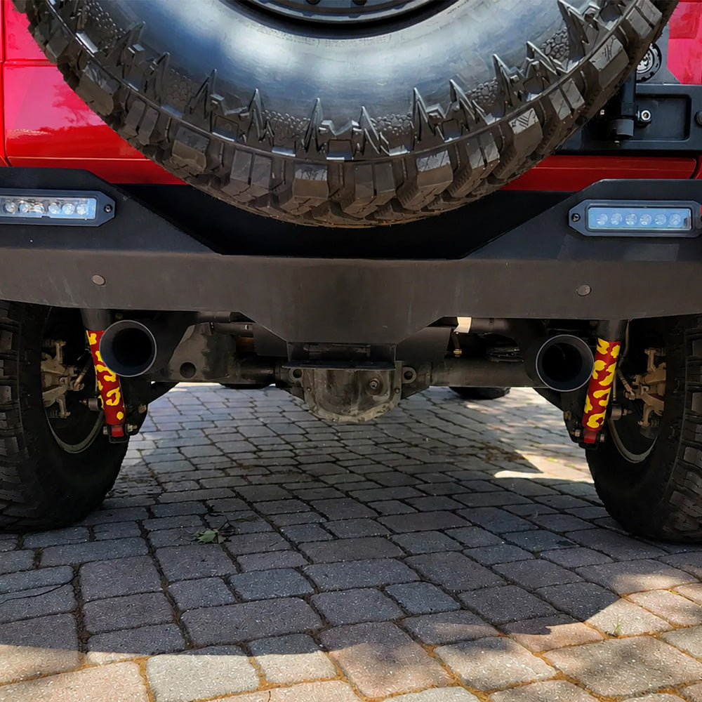 2007-2017 Jeep Wrangler JK (3.6L / 3.8L) & 2018-2023 Jeep Wrangler JL (2.0L / 3.6L) Axle-Back Exhaust System