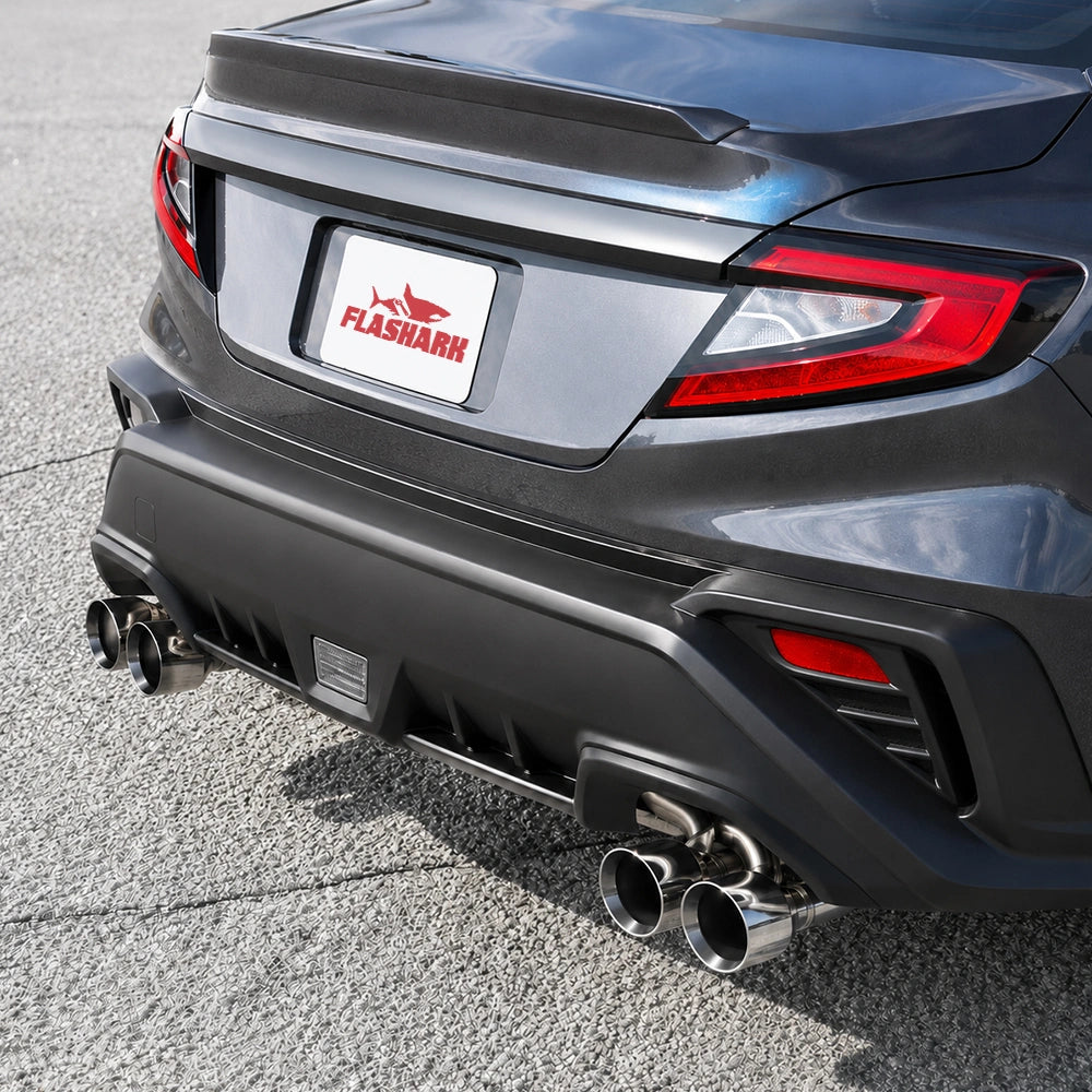 Sistema de escape Catback para Subaru WRX y STI 2015-2022 | Puntas de escape cuádruples de acero inoxidable pulido de 4 pulgadas