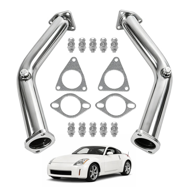 Tubos de escape y de prueba para Nissan 350z Infiniti G35 2003-2007 con juntas y pernos