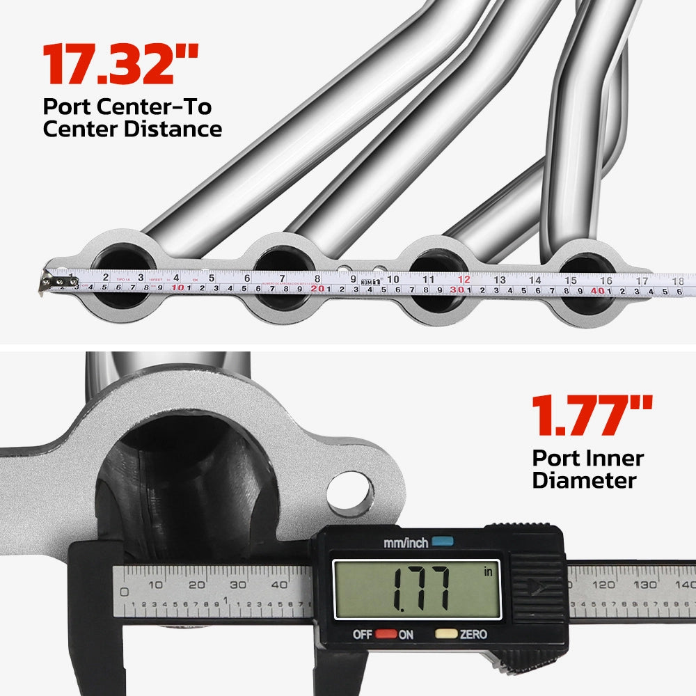 Long Tube Headers & Y-Pipe for 1999-2006 Chevrolet Silverado 1500 / Avalanche 1500丨GMC Sierra 1500丨4.8L / 5.3L / 6.0L V8丨2WD Only