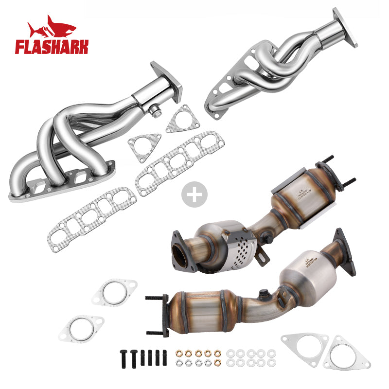 Kit de convertidor catalítico izquierdo y derecho para Infiniti G37, Q50 y G35 (2007-2019) - Instalación directa, cumple con la normativa EPA